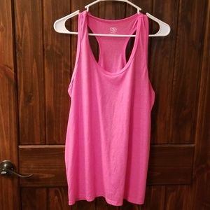 Womens Pink Athletic Tank Top